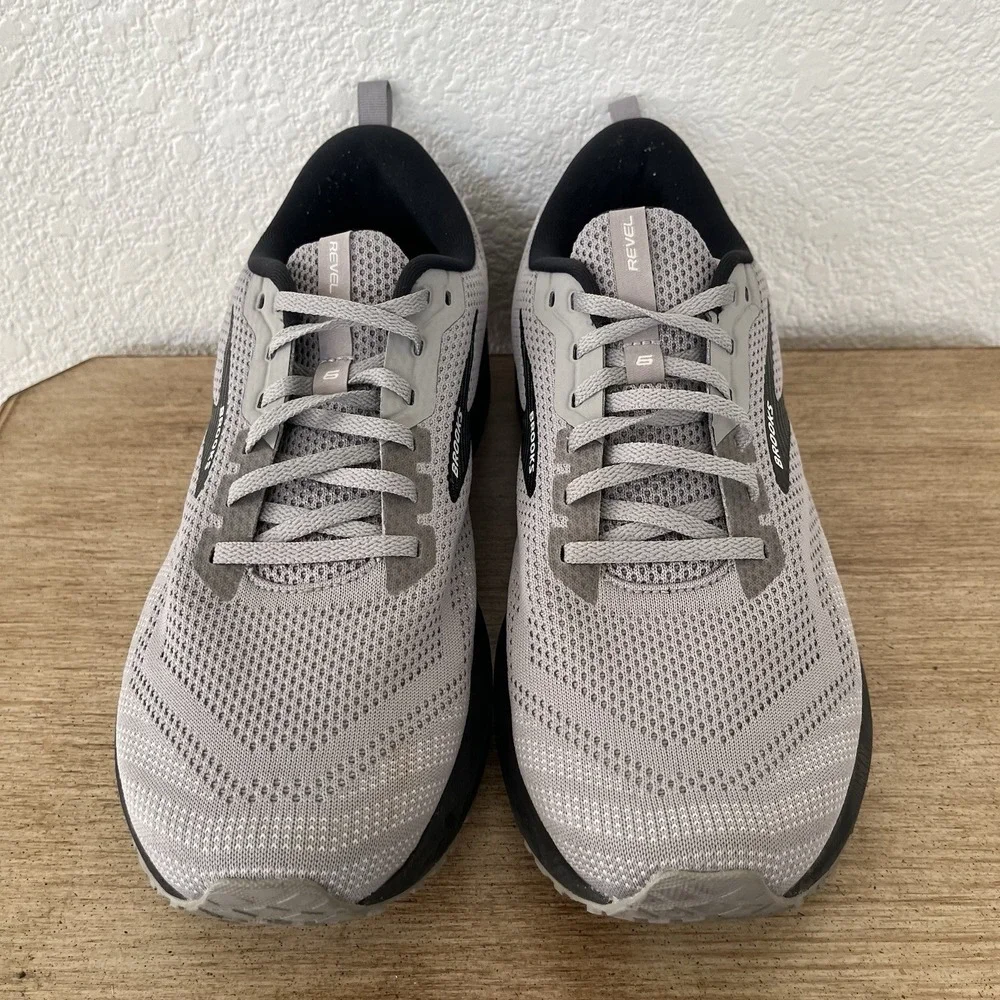 Brooks Revel 6 Athletic Shoes Mens Size 13 Alloy Oyster 1103981D089